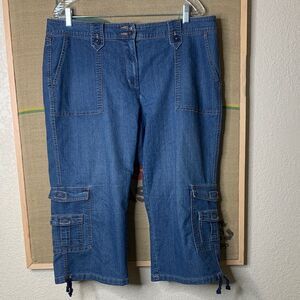 Style & Co., Denim Cargo Capris